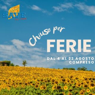 CHIUSURA ESTIVA 2025 - 2